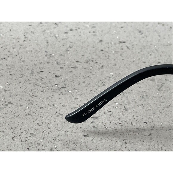 JACKSON PERRY EYEGLASSES FRAMES ONLY Ivan BLK black 53-19-135 half rim rectangle - Picture 11 of 14